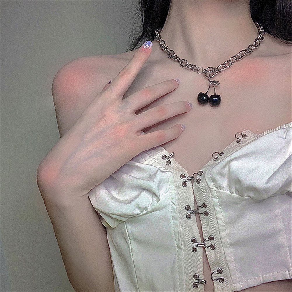 Dây Chuyền Hợp Kim Hình Quả Cherry Xinh Xắn