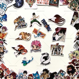 Sticker FAIRY TAIL - Hội Pháp Sư decal hình dán chống nước trang trí xe, laptop, nón bảo hiểm, tem dán, anime, hoạt hình