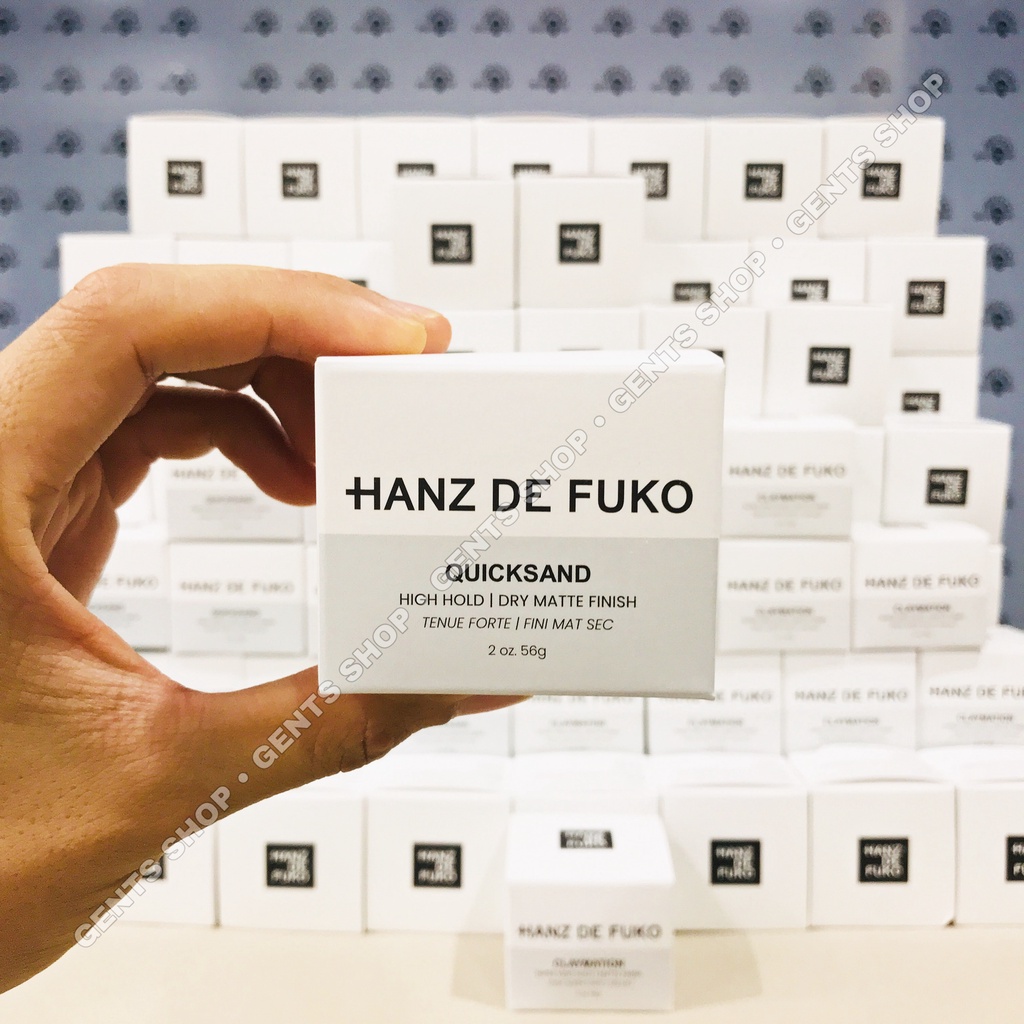 Sáp vuốt tóc nam Hanz de Fuko Quicksand 56g chính hãng