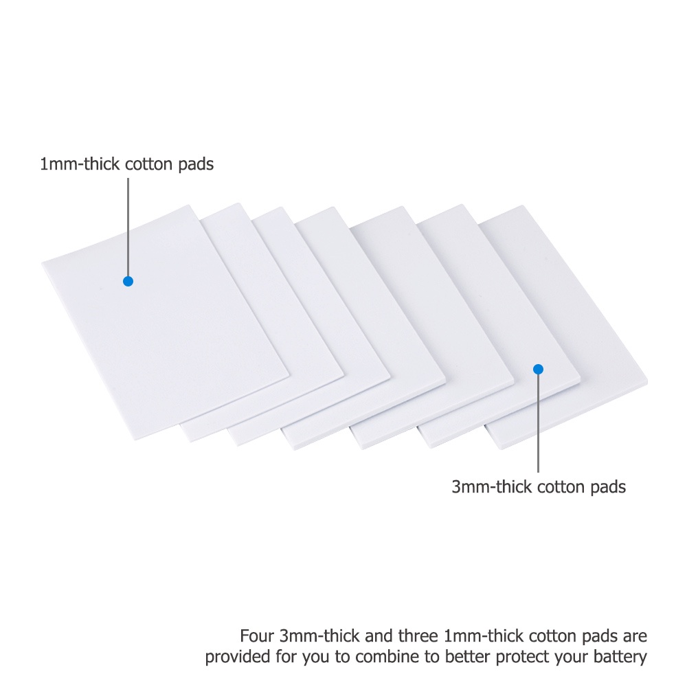 Kiwifotos Hộp Đựng Pin Máy Ảnh & Hộp Đựng Thẻ Nhớ SD XQD Micro SD Cho Pin Sony NP-FW50 NP-FZ100 NP-W126S NP-T125 NP-W235 LP-E6 LP-E6N LP-E8 LP-E17 EN-EL14A EN-EL15 BLN-1 DMW-BLF19 DMW-BLG10 DMW-BLC12