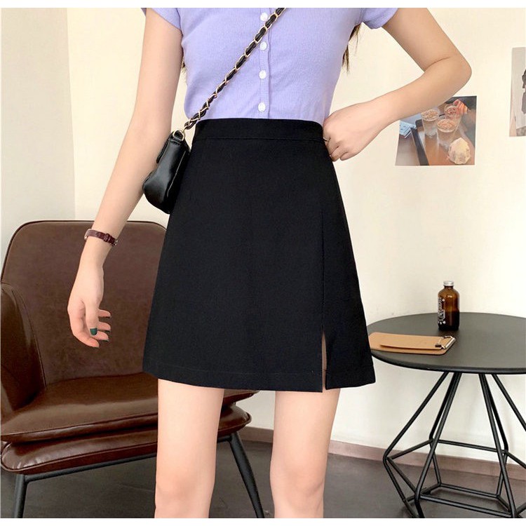 [Mã FAXANH55 giảm 10K đơn 50K] Chân váy xẻ chữ A Simbabo | BigBuy360 - bigbuy360.vn