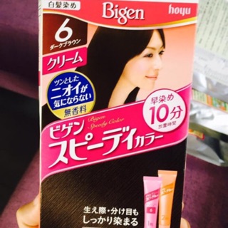 Thuốc nhuộm tóc phủ bạc Bigen số 6, 7