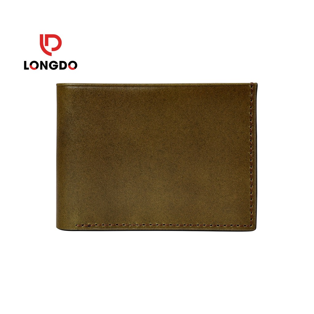 Bóp nam da bò - Cam kết 100% da bò thật - Bảo hành 5 năm - Thương hiệu uy tín Longdo Leather - B01