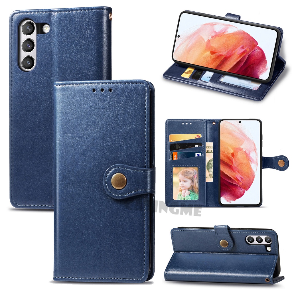 Ốp Điện Thoại Da Gấp Chống Sốc Sang Trọng Cho Samsung Galaxy S21FE 5G S21 S20 Ultra FE Plus 4G