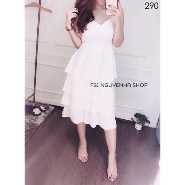 Đầm maxi có mút sẵn set bạn thân