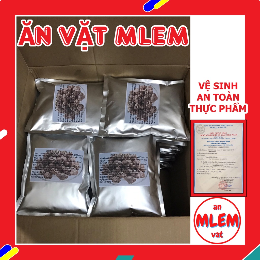 Bột xí muội lắc khoai nhập khẩu Thái Lan, bột xí muội lắc siêu thơm ngon đồ ăn vặt Mlem