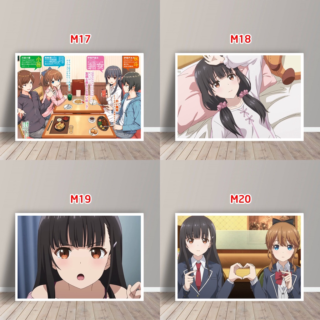 Tấm Postcard Cao Cấp Anime Mamahaha no Tsurego ga Motokano Datta
