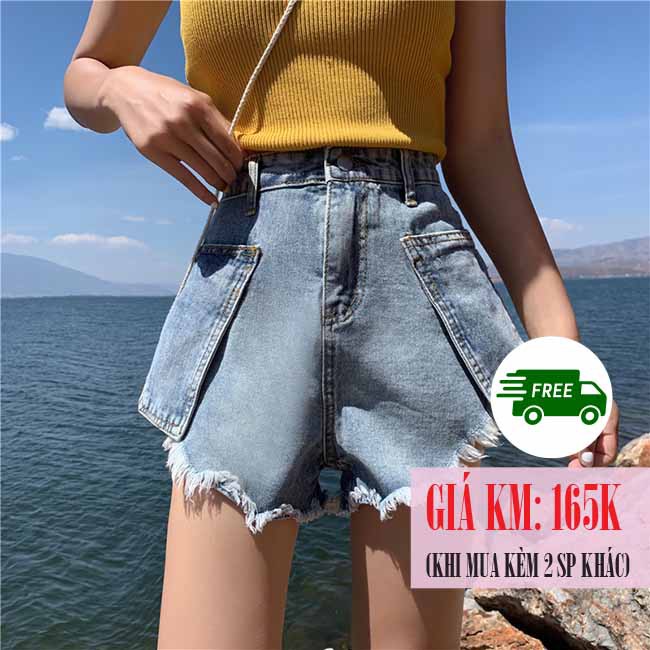 Quần shorts jean nữ Ulzzang Quảng Châu QNJ63