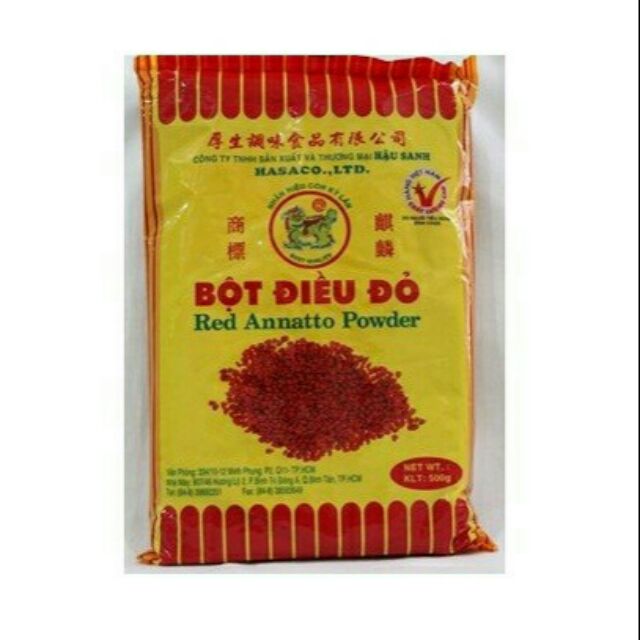 500g bột điều đỏ