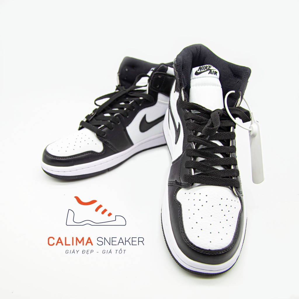 Giày sneaker nam, giầy sneaker nữ JD1 Panda cổ cao đen trắng  / JD Dior Xám / Calima Sneaker