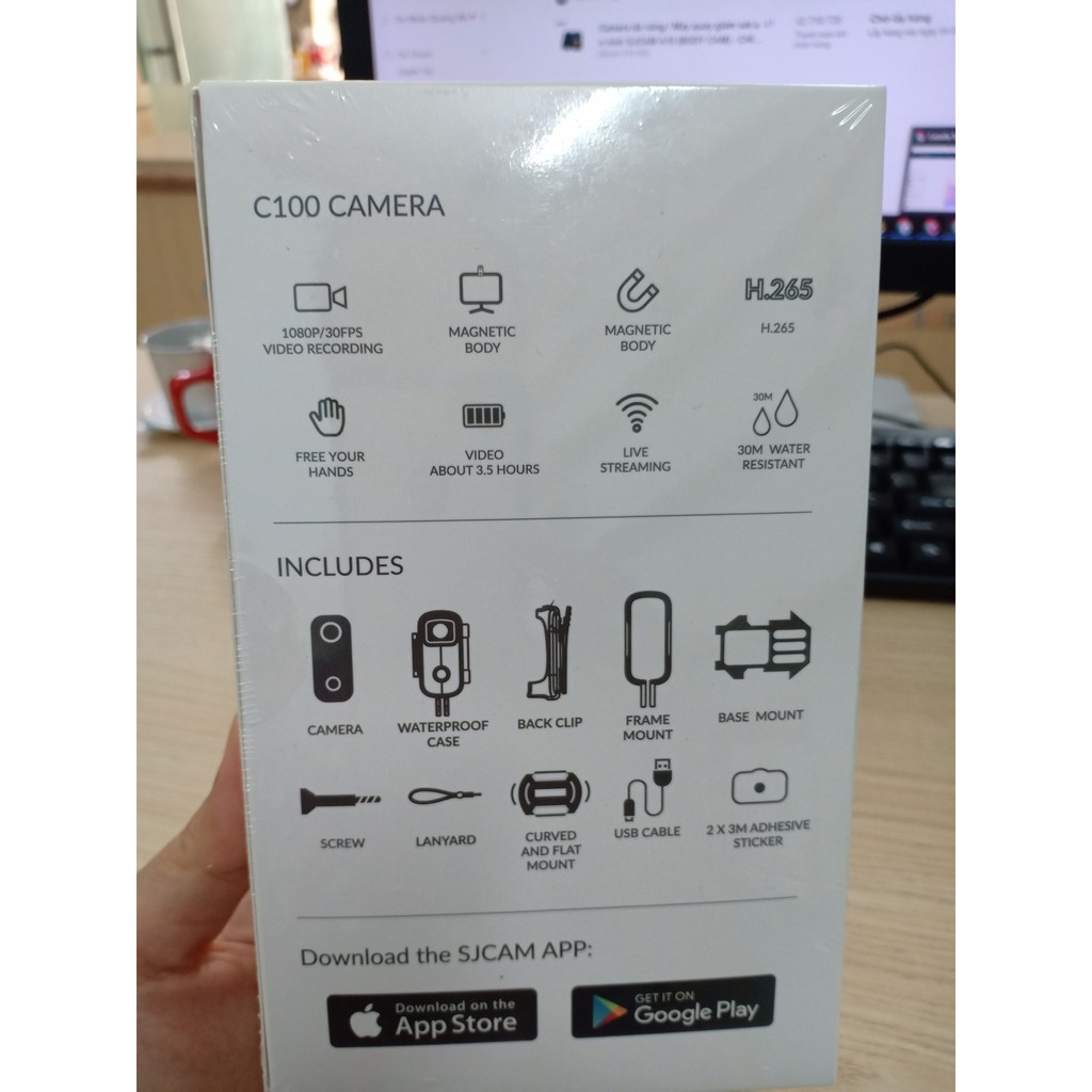 Camera hành trình siêu nhỏ SJCAM C100 - Hãng phân phối chính thức | BigBuy360 - bigbuy360.vn