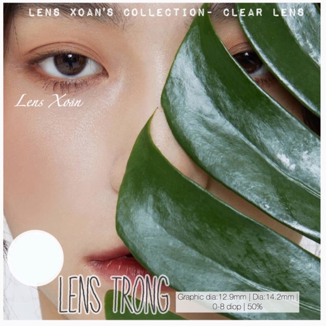 LENS TRONG SUỐT, LENS KHÔNG MÀU, CLEAR LENS | LENS XOẮN