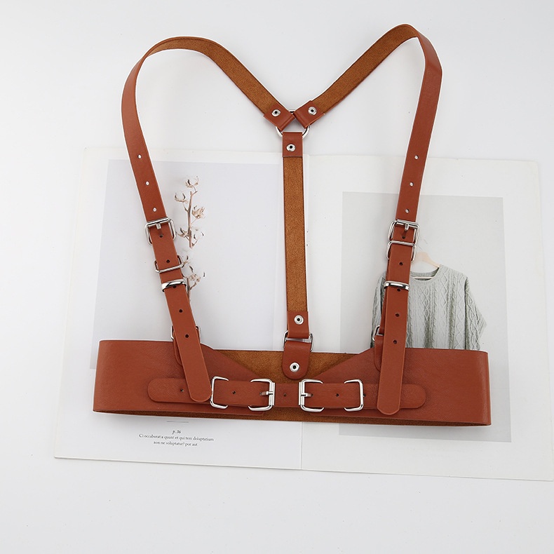 Dây nịt 19598 trang trí phong cách punk đường phố