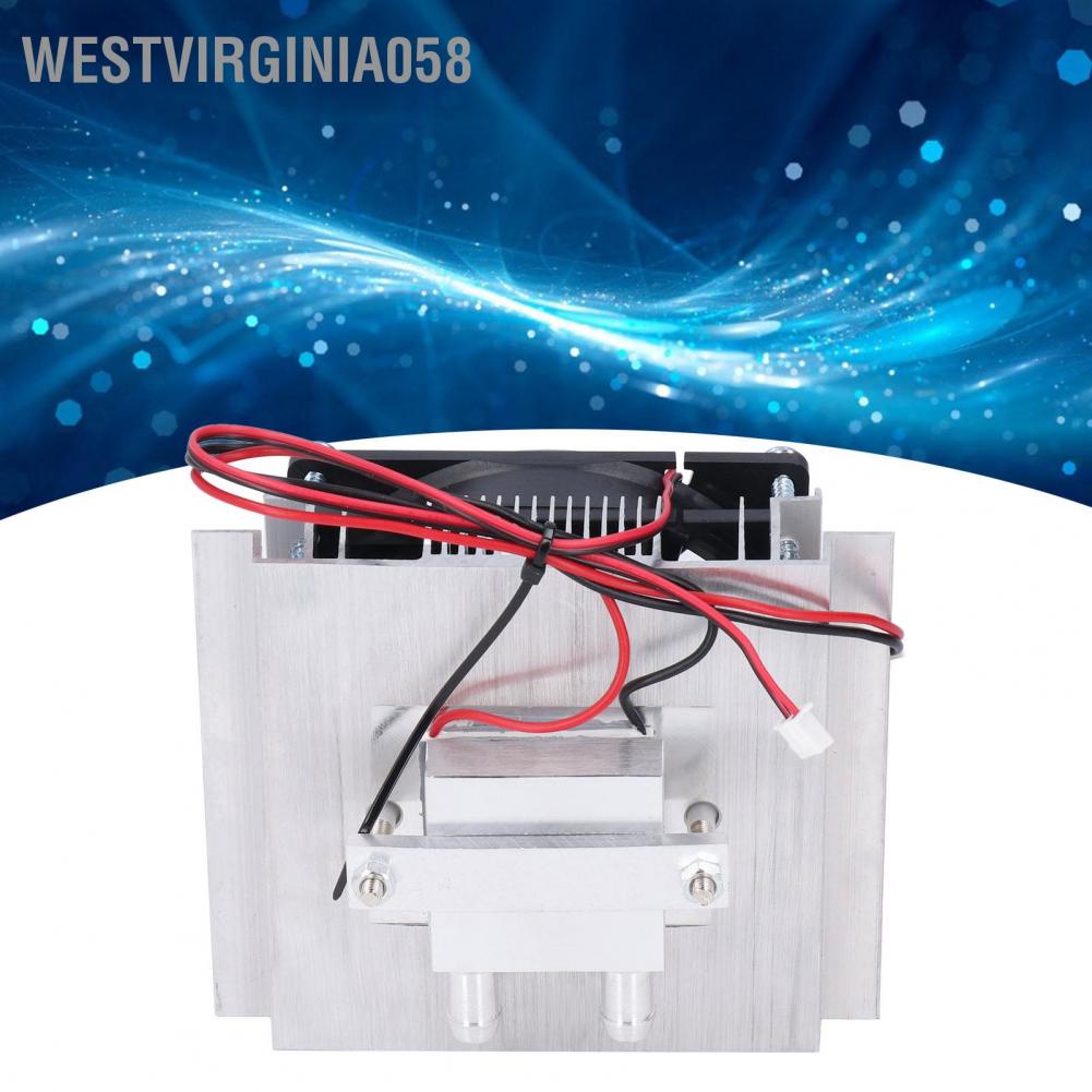 Westvirginia058 Westvirginia058 Refrigeration Cooler Semiconductor Water Cooling System Set Kit for Equipment DC 12V 6A
