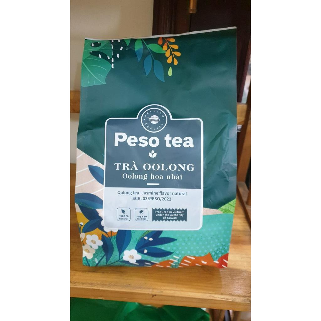 Trà Ô Long Hoa Nhài Peso Gói 600gr / túi ) - Làm Món Trà Ô Long Nhài Sữa Ngon Chuẩn Như Phê La