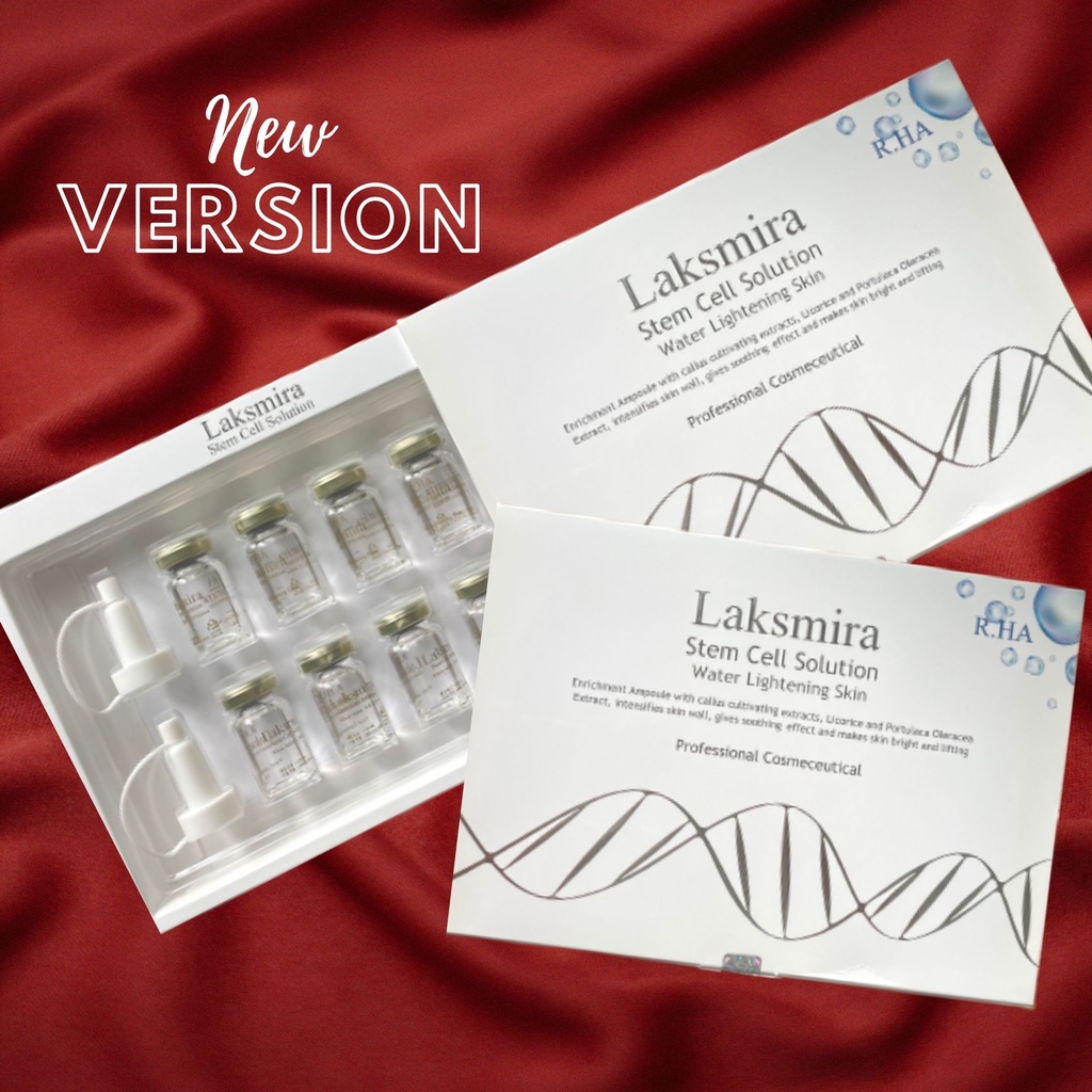 Tế Bào Gốc Trắng Da Thu Hẹp Lỗ Chân Lông Laksmira Stem Cell Solution (Hộp 10 lọ)