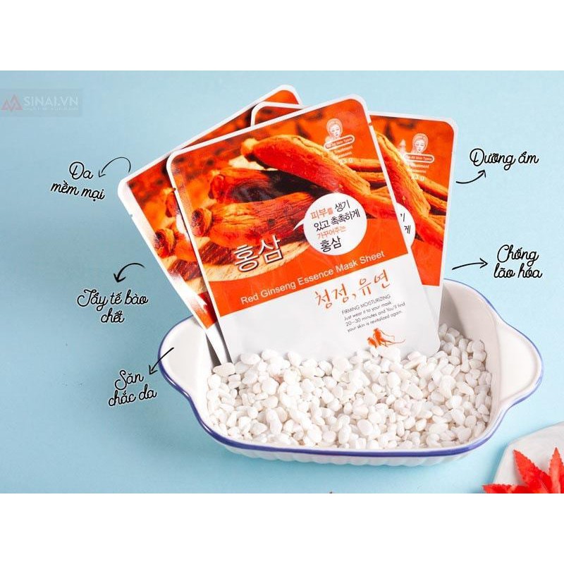 Combo 10 mieếng mặt nạ sâm hàn quốc