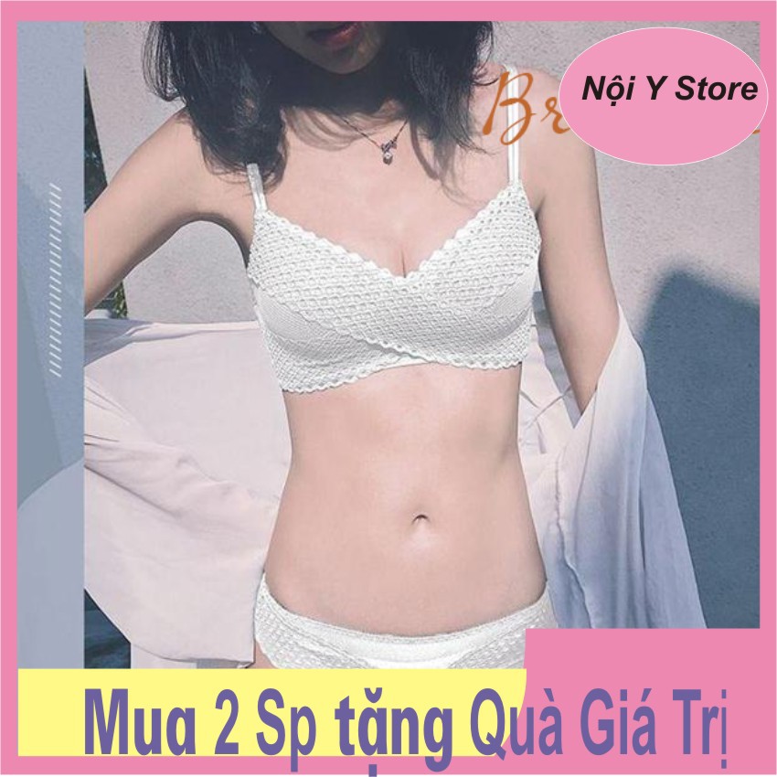 Bộ Đồ Lót Sweer Girl Nâng Ngực, Đệm Mỏng, Không Gọng 994