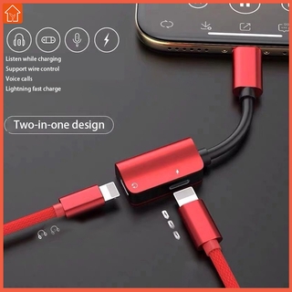 Dây cáp chuyển đổi kết nối tai nghe cổng sạc và cổng tai nghe cho iphone 7p / 8 / 8p / x / xr / xsmax