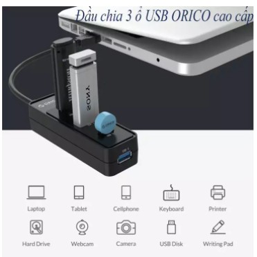 ✔️ đầu chia usb,Đầu chia 3 ổ USB ORICO  - Bảo hành 1 đổi 1 [MUA BAO NHIÊU TẶNG BẤY NHIÊU]