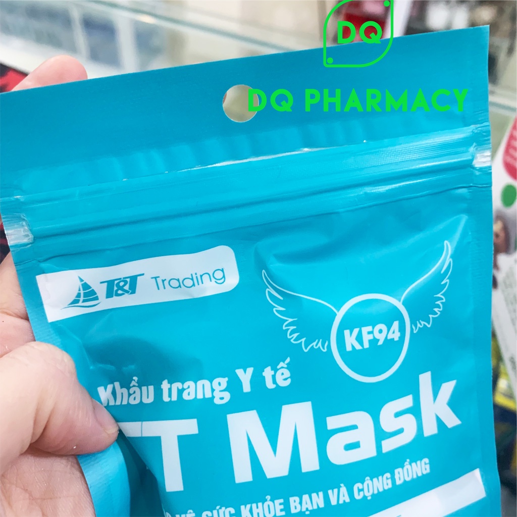 Khẩu trang 4D, bịch 10 cái khẩu trang cao cấp kháng khuẩn TTMark