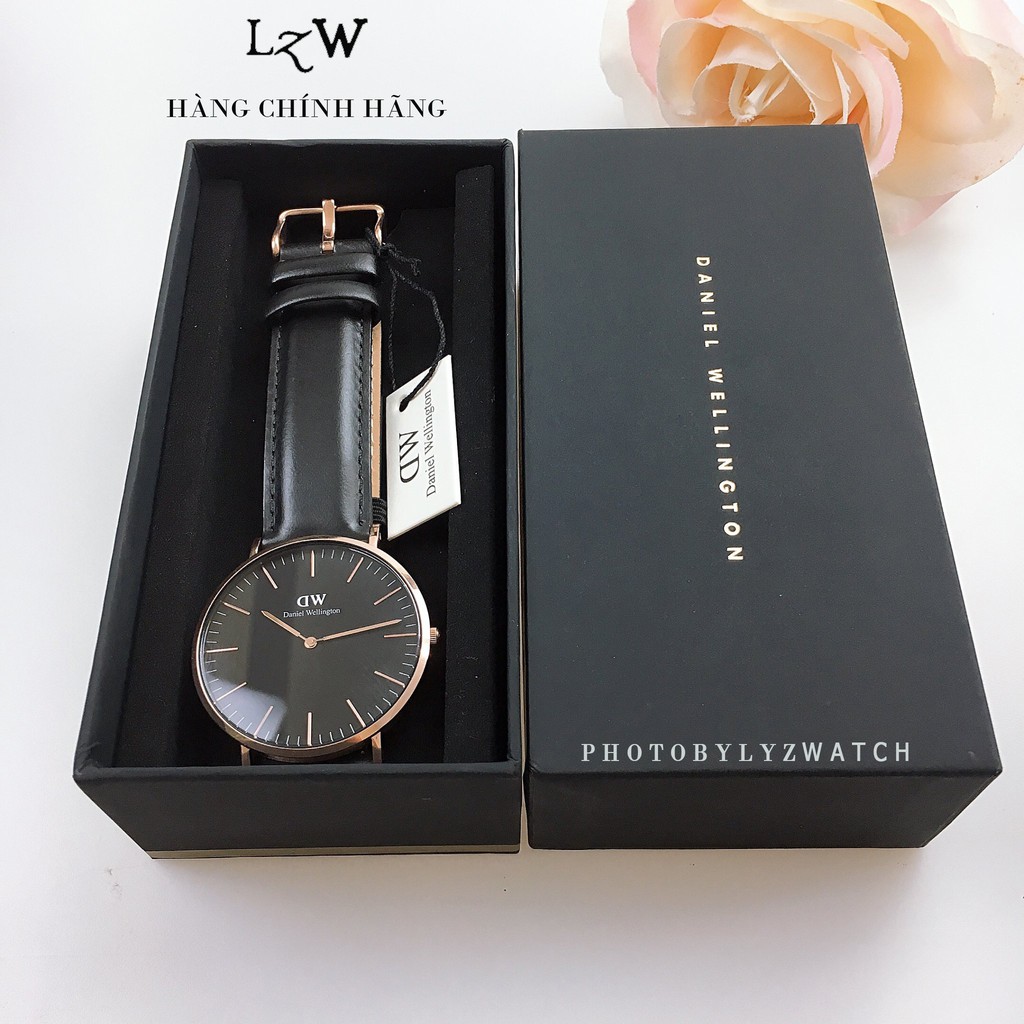 Đồng hồ nam nữ Daniel Wellington Classic Black Sheffield size 36mm và 40mm - DW Lyz watch