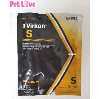 Virkon S (100g) thuốc sát trùng chuồng trại, nhà vật nuôi