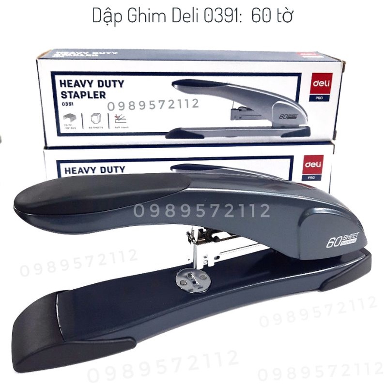 Dập ghim Deli 0391 - 60 tờ.