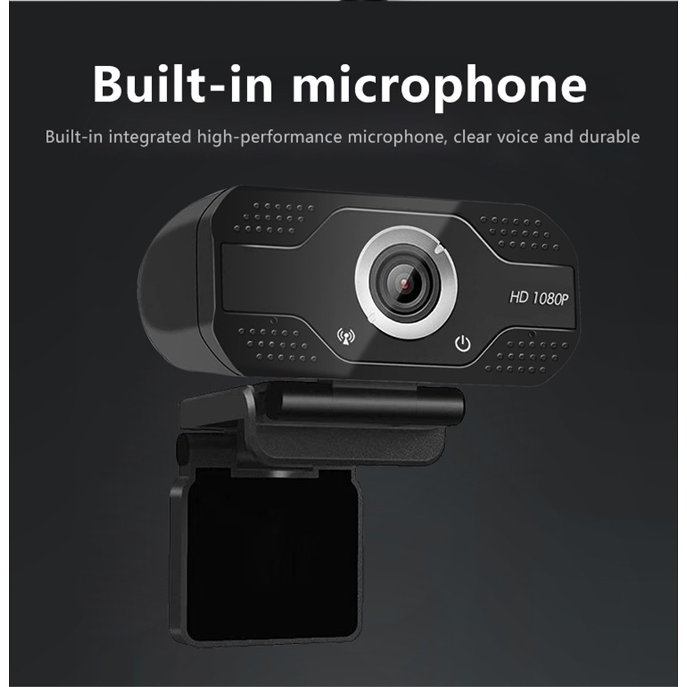 Webcam 1080p 130 Độ Hd Usb Wecam Với Micro 2mp 1920x1080p 30fps Dành Cho Máy Tính / Laptop | BigBuy360 - bigbuy360.vn