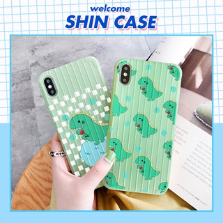 Ốp lưng iphone Bé Dino ngơ ngác sọc 3D chống va đập 6/6plus/6s/6splus/7/7plus/8/8plus/x/xs/11/12/13/14/pro/max/promax