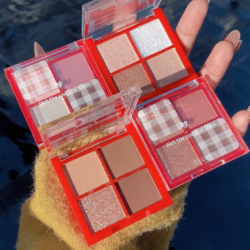 Bảng Phấn Mắt Nhũ Gella's 4 Ô Carro | BigBuy360 - bigbuy360.vn