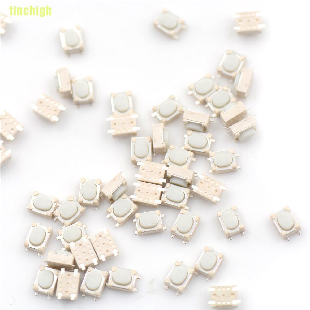 50 Công tắc nút nhấn 3x4 x 2.5mm 4 chấu smd chuyên dụng
