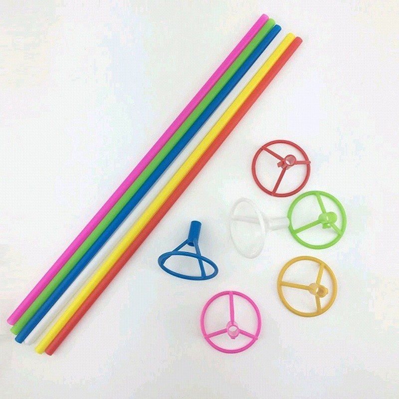 Que cầm bóng bay và núm (100 que)