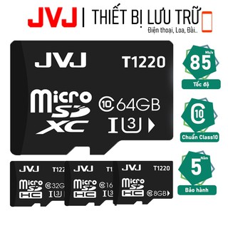 Thẻ nhớ JVJ 64GB 32GB 16GB 8GB 4GB tốc độ cao - chuyên dụng cho CAMERA