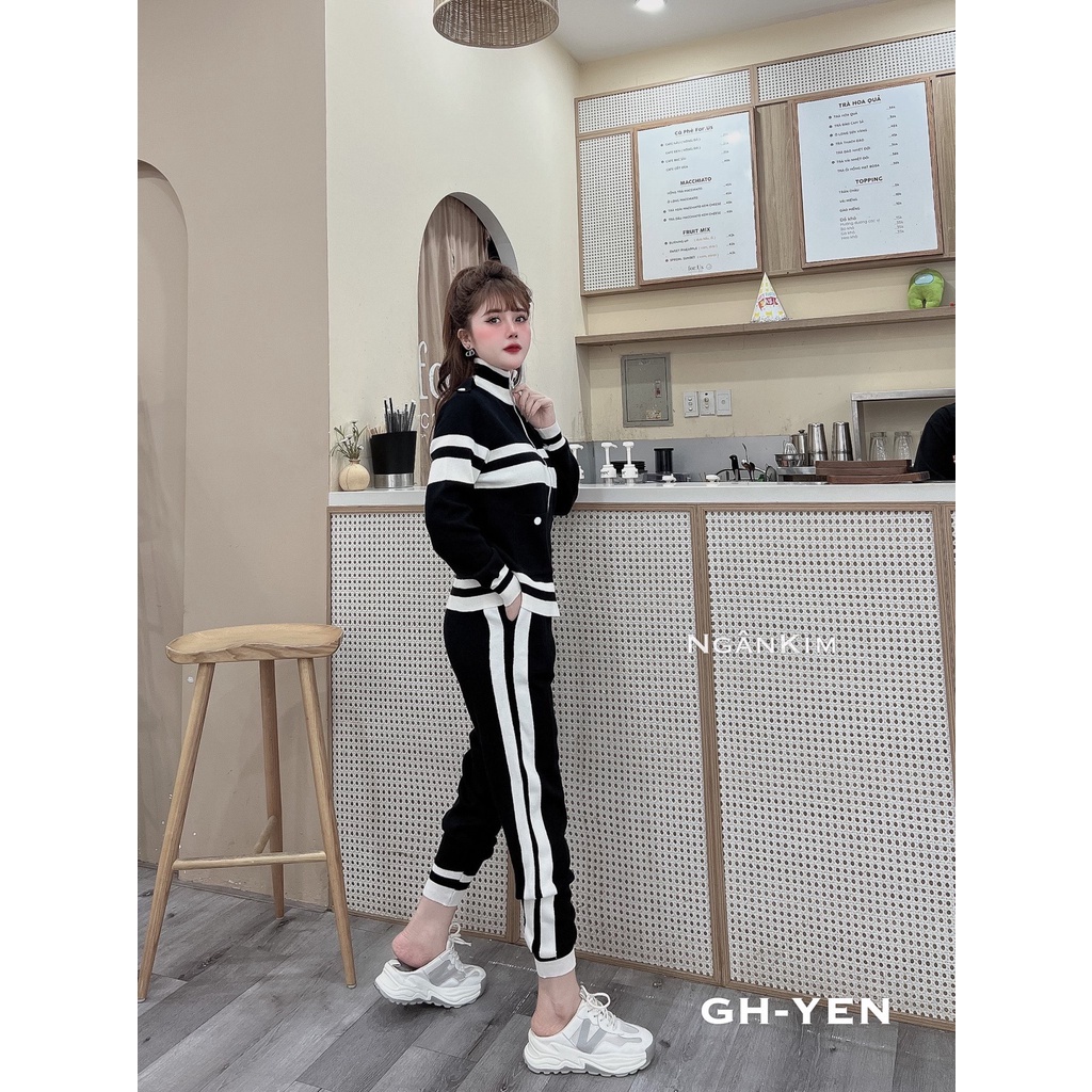 [ 𝐅𝐑𝐄𝐄 𝐒𝐇𝐈𝐏 ]   SET THỂ THAO KHÓA PHỐI MÀU TÚI TRC