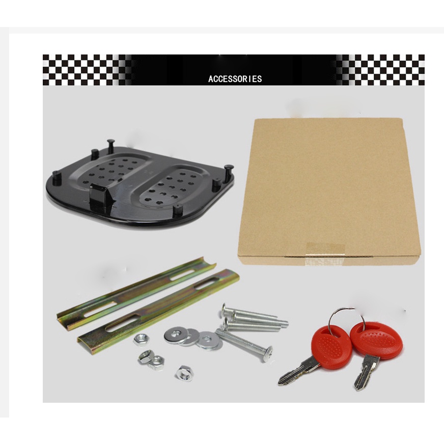 Thùng đựng đồ gắn đuôi xe máy Chống thấm nước