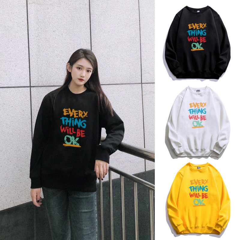 [Có VIDEO + ẢNH THẬT] Áo sweater - Áo nỉ bông tay dài UNISEX NE75