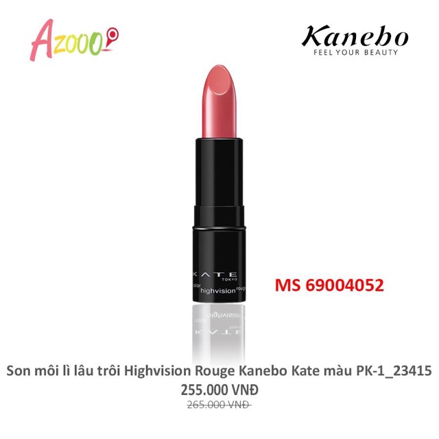 Son môi lì lâu trôi Kanebo Kate màu đỏ cam, màu cam, màu đỏ, màu hồng baby | BigBuy360 - bigbuy360.vn