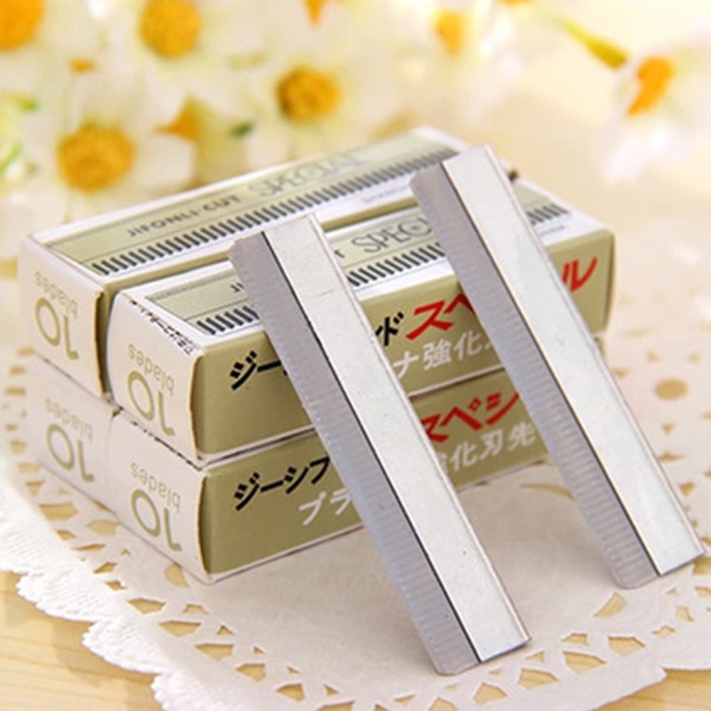 [Hàng mới về] Bộ 10 thanh cạo lông mày an toàn cho người mới bắt đầu