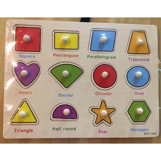 Combo 5 bảng ghép núm gỗ