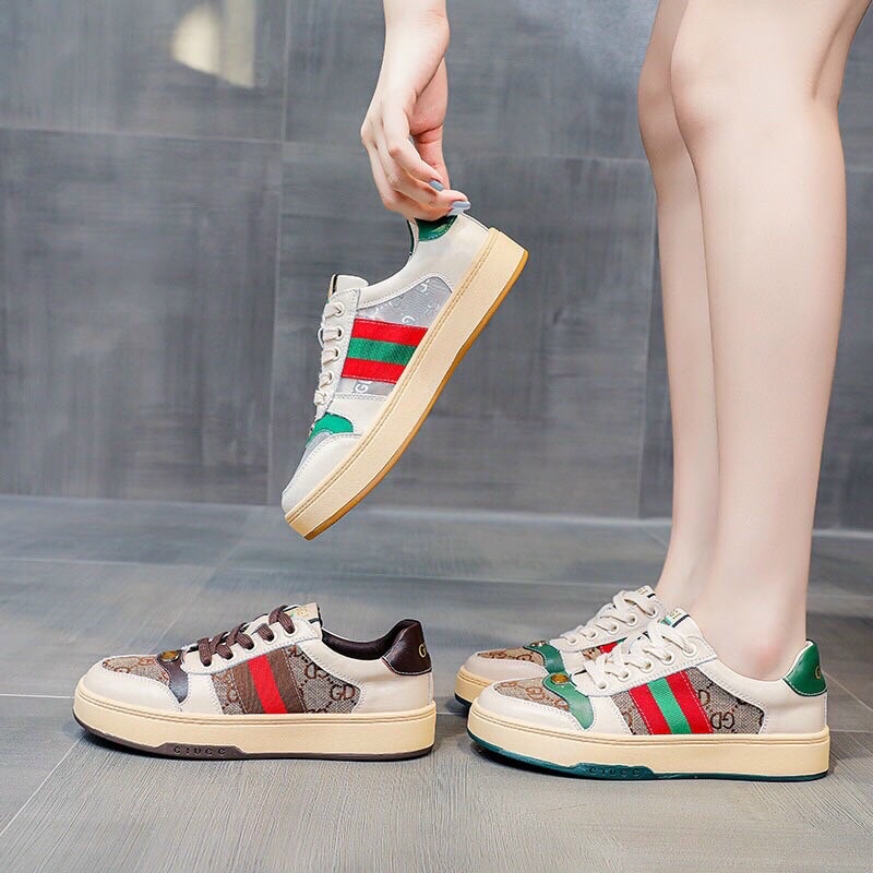 Giày thể thao nữ gucci sơn tùng, giày sục nữ gg sơn tùng, hải tú hàng cao cấp full size 36-39