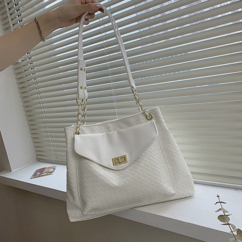 Túi đeo vai tote IELGY hobo da PU dáng vuông nằm ngang bề mặt mềm mại màu trơn sức chứa lớn thời trang đơn giản dạo phố