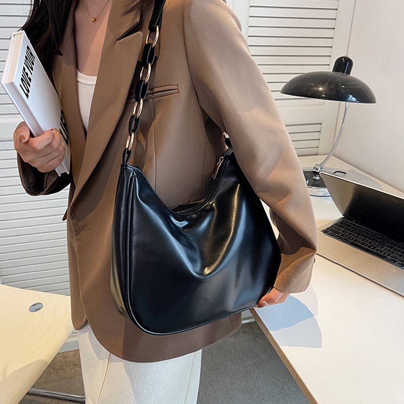 Túi Đeo Vai Màu Sắc Đơn Giản Phong Cách Anh Quốc Cho Nữ