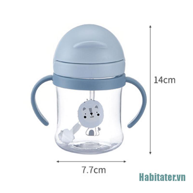 【Habitater】Cartoon Baby Feeding Bottle Drinking Bottle Kids Portable Water Bottle