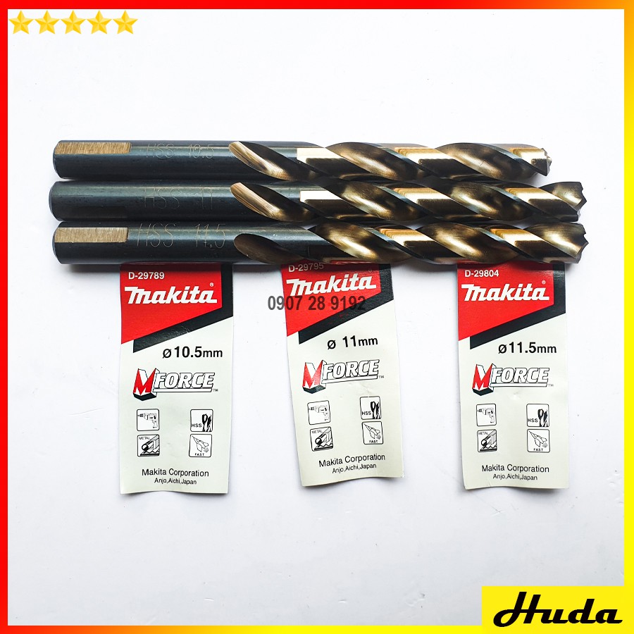 Mũi khoan kim loại HSS M-force 9.0mm-12.5mm Makita