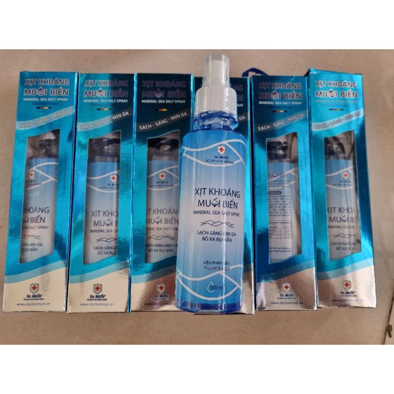 Xịt Khoáng Muối Biển Dr.MUỐI 185ml