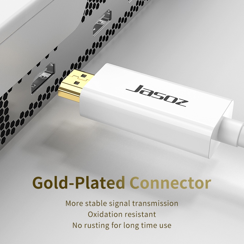 Cáp chuyển đổi Mini DP - HDMI JASOZ G108 - Hàng chính hãng - Bảo hành 18 tháng
