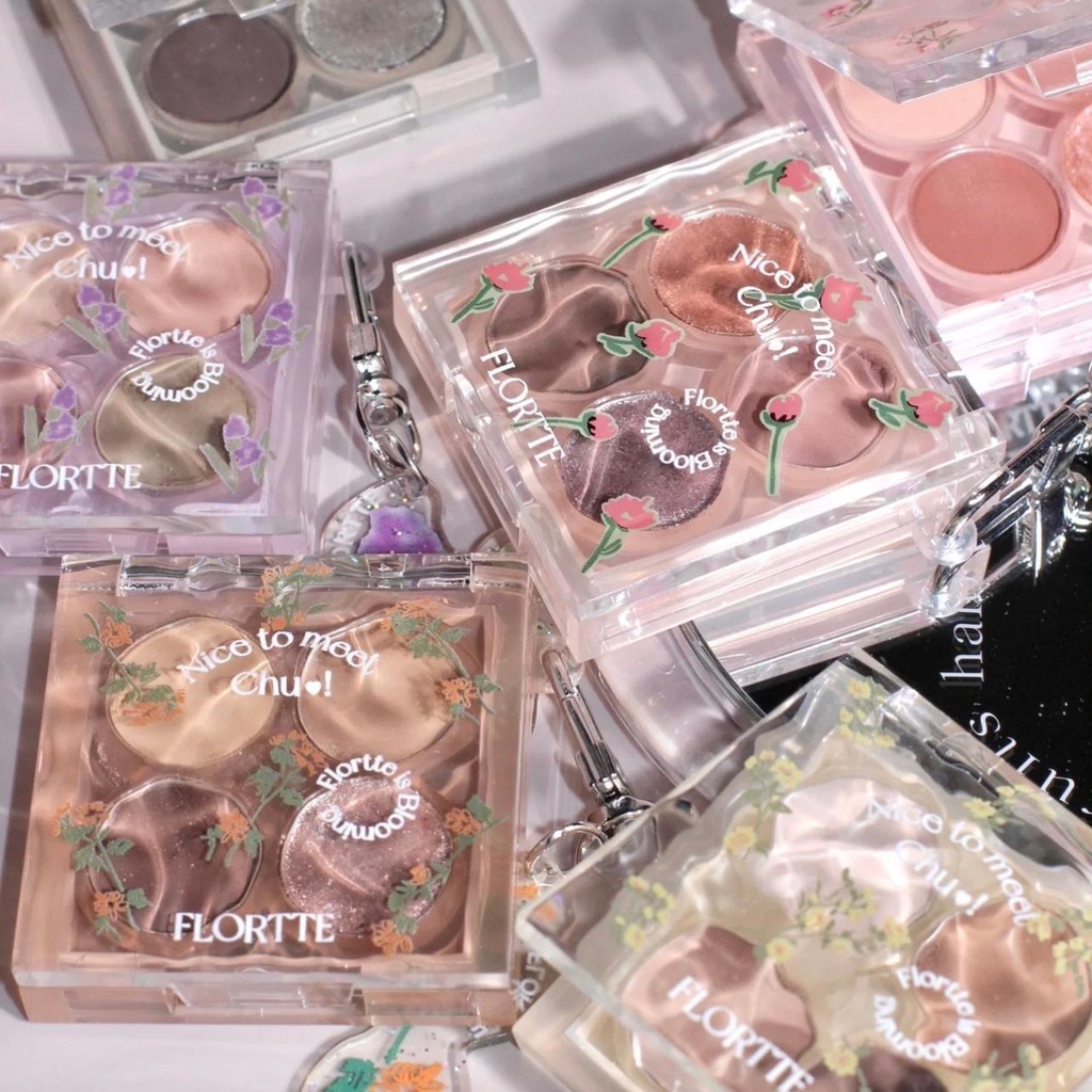 Bảng mắt 4 ô Flortte Nice To Meet Chu