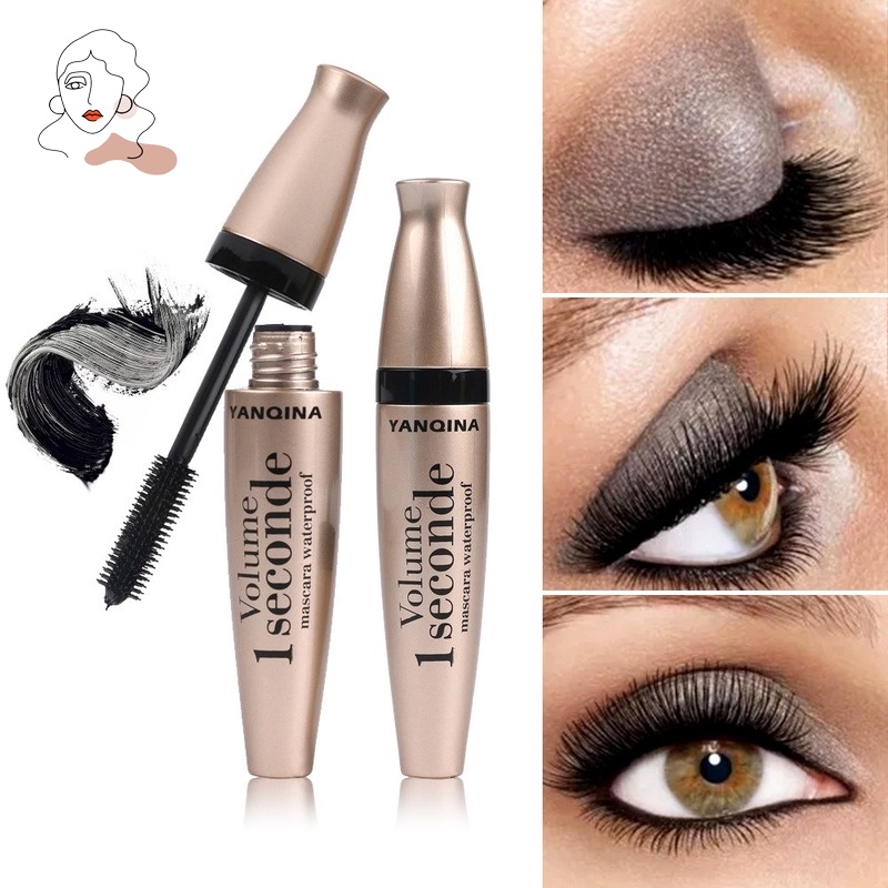 Mascara Sợi 3D Màu Đen Làm Dài Mi Chống Nước Lâu Trôi 10ml
