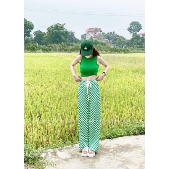 Quần suông tăm lạnh mặc bao mát